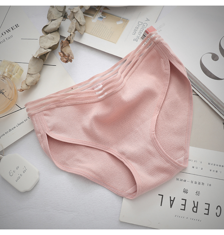 Quần lót nữ mùa hè 2018 eo nữ thoải mái thoáng khí cotton mỏng phần tóm tắt quần lót đẹp