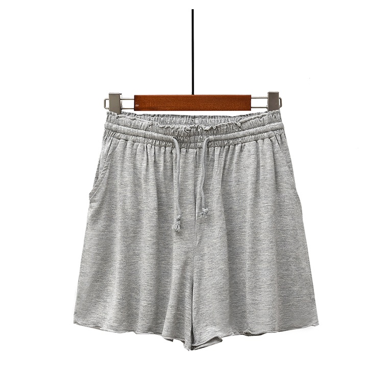 Quần short modal nữ 2018 quần ngủ, quần eo, co giãn mỏng, quần nhà rộng, mặc giản dị quần short jean nam
