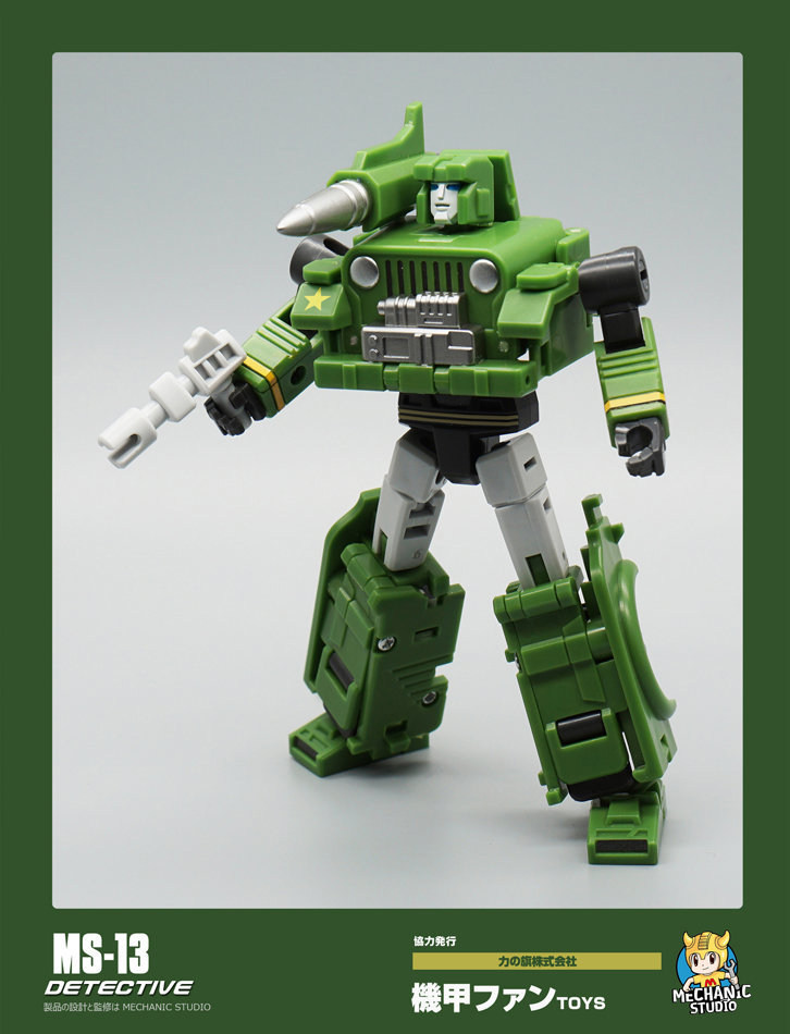 Transformers Mechanic Studio Ms 13 Detective In Stock Misb Gift For Boy Transformers Robot Action Figures