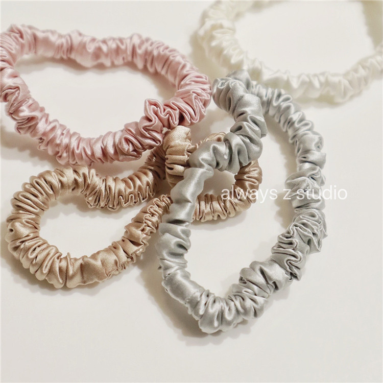 alwaysz silk hair ring basic models without leaving marks hair accessories hair ring hair ring all-match hair band large intestine ring light luxury