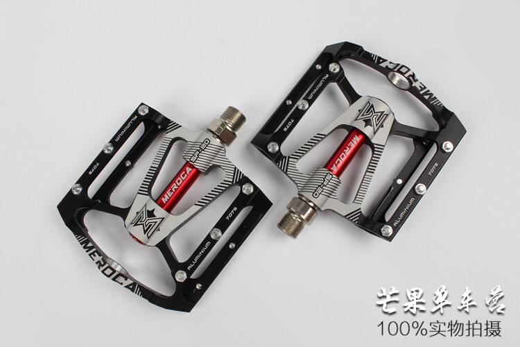 Педали для велосипеда meroca 自行车脚踏 du培林 轴承 公路车铝合金脚蹬 山地车脚踏板 31903662