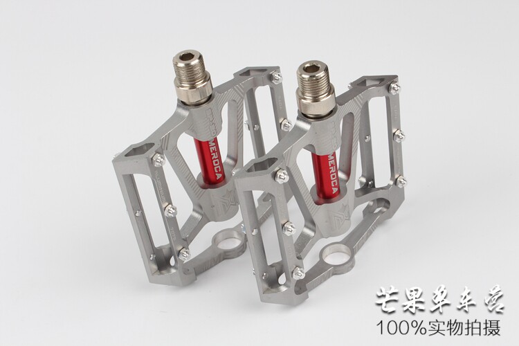 Педали для велосипеда meroca 自行车脚踏 du培林 轴承 公路车铝合金脚蹬 山地车脚踏板 31903662