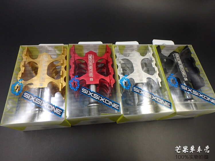 Педали для велосипеда sixsixone 661脚踏 山地折叠车自行车越野 超轻铝合金 培林脚踏板 Other