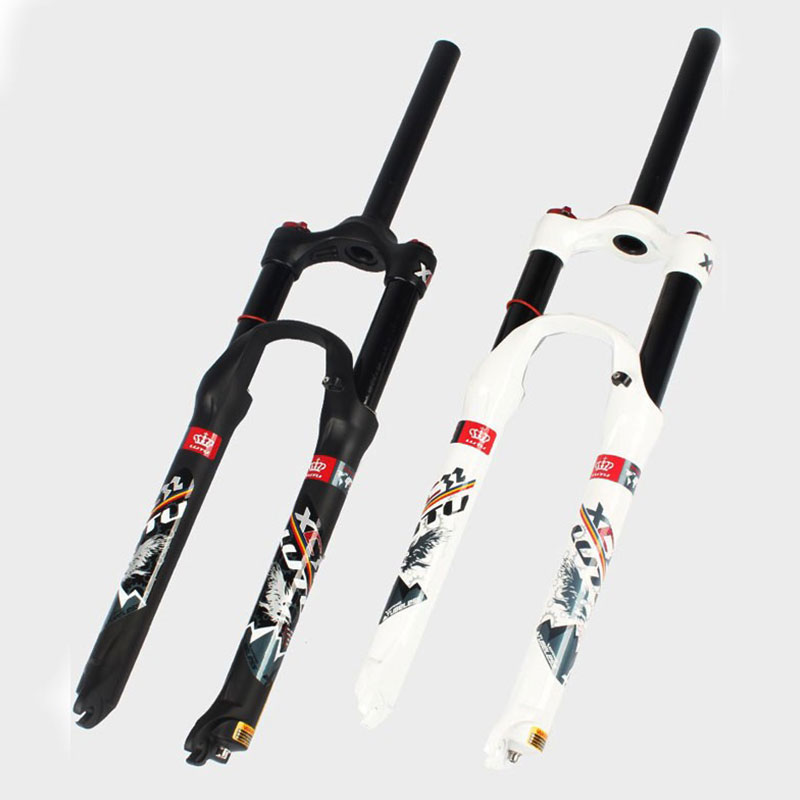 The new LUTU Land Mountain Bike Suspension Air Fork 26 inch Bicycle Fork Shoulder Line Control Lock Dead Air Pressure God Fork