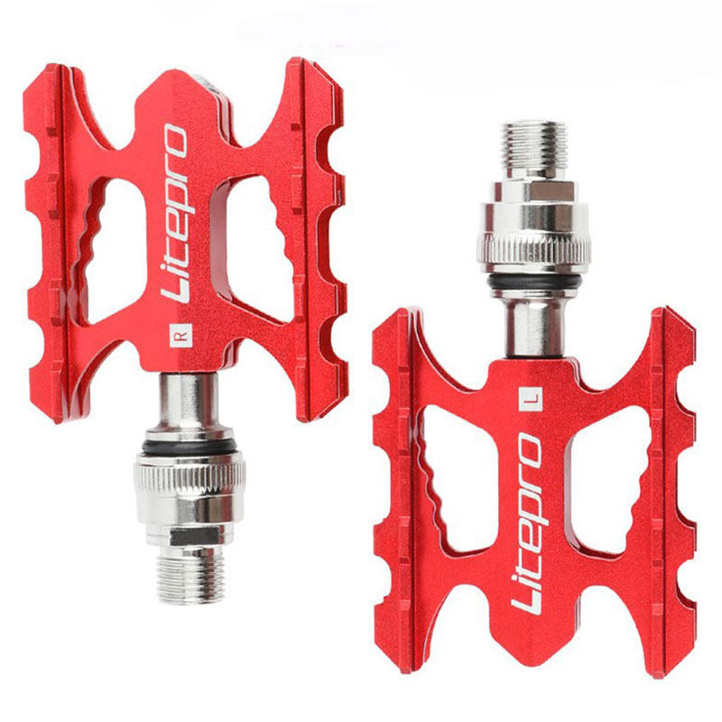 Aluminum alloy double-sided Peilin quick release pedal suitable for small cloth car modification LITEPRO quick release pedal CNC quick release design