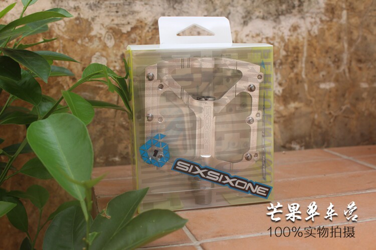 Педали для велосипеда 台产 sixsixone 661脚踏 山地自行车越野 超轻铝合金 培林脚踏板 OTHER