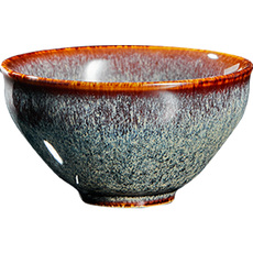 Здание 瓷之艺恒 窑变功夫大茶杯 陶瓷主人杯茶盏单个品茗杯茶碗日式建盏