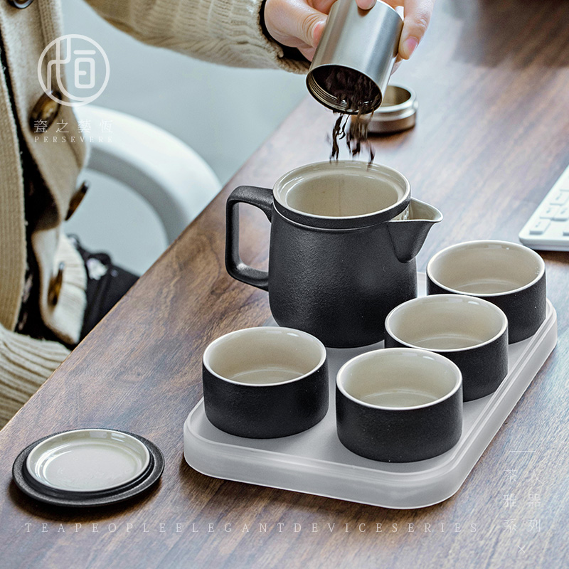 Floating Comfort Cup Kongfu Tea Furniture Home Small Teapot Sets Ceramic Office Tea Tea Cup tea cup complete set containing tea set