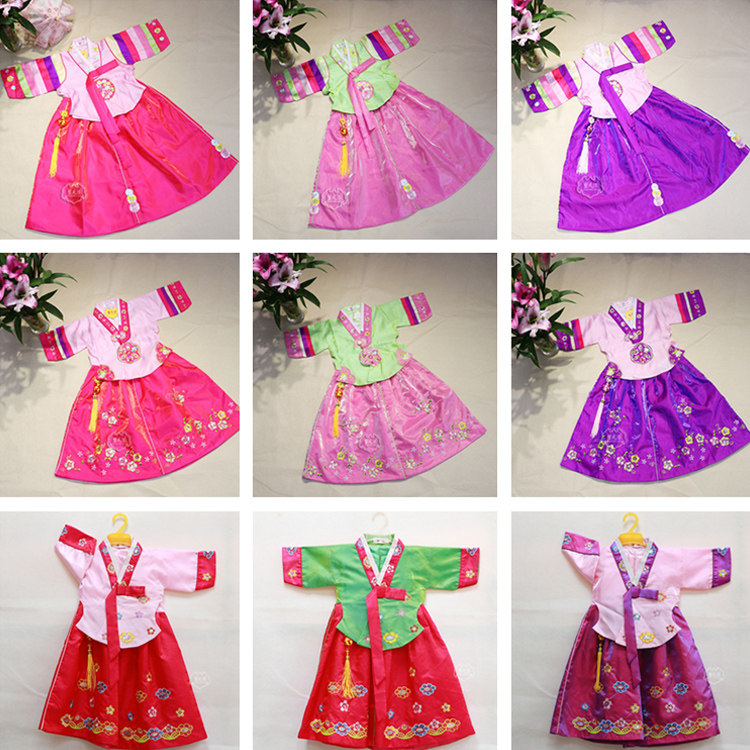 Autumn new girls Dachangjin Hanbok skirt summer children's photography baby performance birthday dress skirt two-piece set