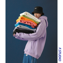 @ Fang less Mens Spring Pure Color Leisure Lianhood Mens Suits Mens Cloister with Loose 100 Hitch Coat Tide