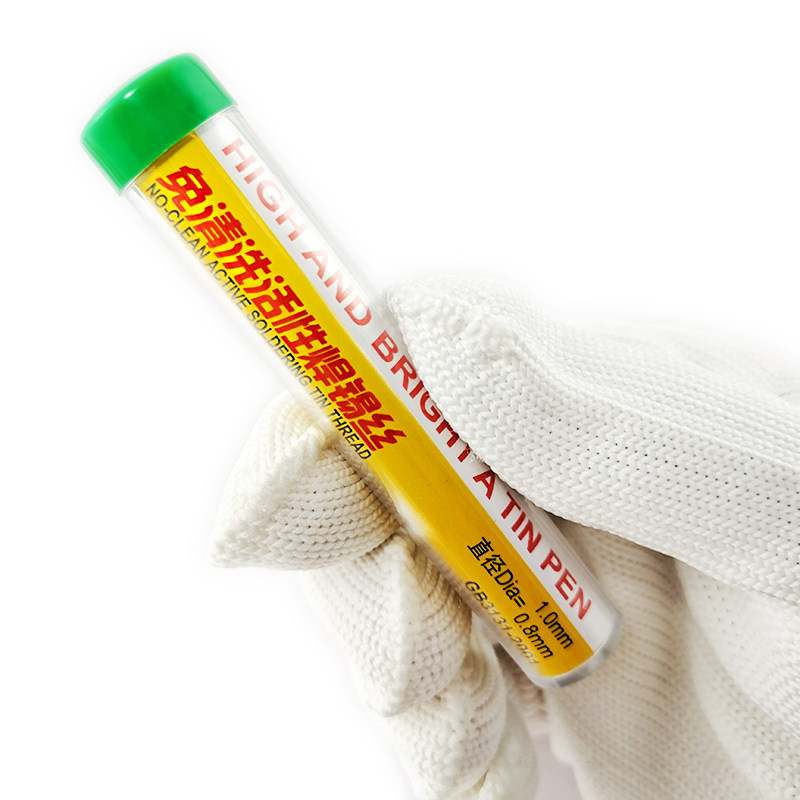 0 8mm soldering pen rosin core tin wire students special high purity to clean active solder tin wire with rosin