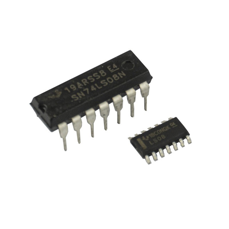 74LS08 chip DIP logic IC in-line patch SN74LS08N 74LS08N DIP14