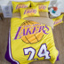 NBA thiết kế sao jersey giường ngủ ở một gia đình bốn ký túc xá thể thao Giường chăn đơn ba mảnh - Bộ đồ giường bốn mảnh bộ chăn ga gối Bộ đồ giường bốn mảnh