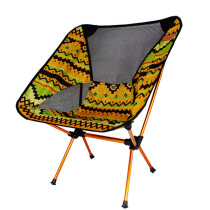 Outdoor aluminum alloy folding chair ultra-light portable moon chair Beach Camping Fishing leisure sketches backrest stool