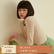 Duoduo Coco Spring and Summer Cotton Sexy Pullover Ultra-thin Hollow T Shirt Pajamas Womens Base Knitted Long Sleeve Top