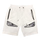 Summer new fashion shorts embroidered eyes slim casual casual pants lace-up mid-pants sports men's pants trendy