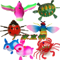 New hot selling pull line turtle lobster crab pull line Animal childrens toys New strange Yiwu stall toys