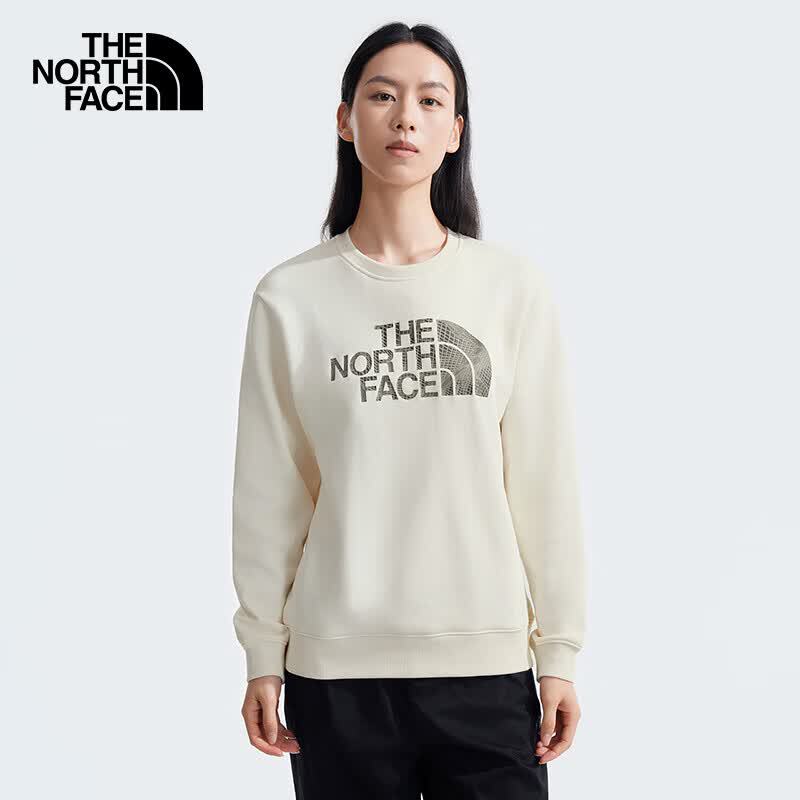 Thenorthface North Face Sweatshirt Women's Autumn and Winter Outdoor Casual Round Neck Pure Cotton Long-Sleeved Bottoming Shirt | 8Asu