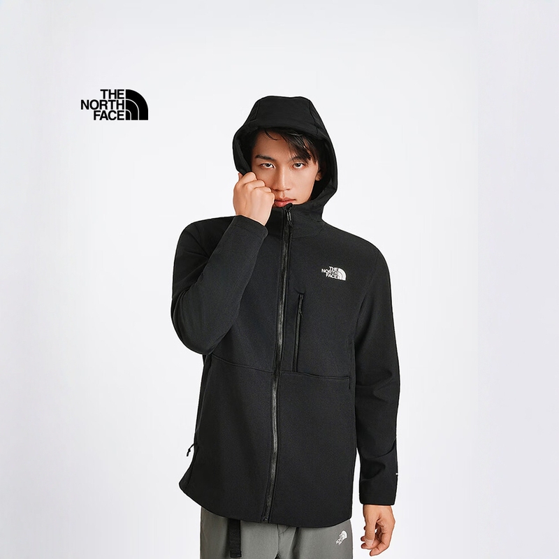 Thenorthface Men's Autumn and Winter Outdoor Windproof and Water-Repellent Fleece Soft Shell Jacket 83S5