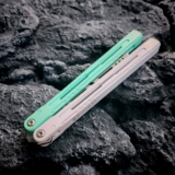 [Летающая бабочка без рамок] [Оригинал] Летающая бабочка без рамок Жаворонок Небесная стрела Жаворонок Алюминиевый нож-бабочка Практический нож без кромки