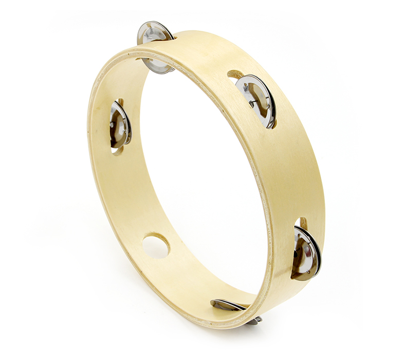 Bộ gõ chuông gỗ trẻ em trẻ em dạy nhạc đồ chơi nhẫn tambourine / chuông reo đồ chơi đánh trống