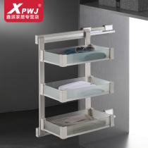 Omo Wardrobe Hardware Side Three Layers Clothes Basket Banker Pants Pants Glass Frame Basket