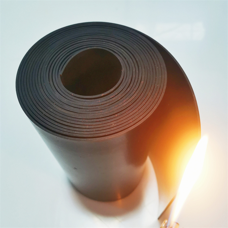 Fireproof flame retardant rubber plate CR chloroprene high temperature resistant black NR waterproof thickened anti-slip shock absorbing cushion insulating plastic cushion