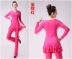 Mùa xuân và mùa thu Yoga Mặc áo Modal Dance Dress Square Dance Trang phục Khiêu vũ Dài tay Cổ chữ V Kích thước lớn Quần áo Thực hành Phụ nữ - Khiêu vũ / Thể dục nhịp điệu / Thể dục dụng cụ giày khiêu vũ nữ cao cấp Khiêu vũ / Thể dục nhịp điệu / Thể dục dụng cụ