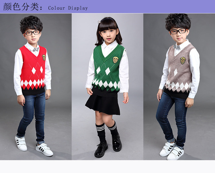 Gilet fille en cachemire - Ref 2071672 Image 11