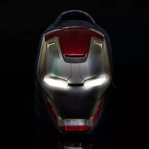  Genuine Tremolo IRON MAN IRON MAN 3D touch-sensitive luminous three-dimensional backpack student casual school bag