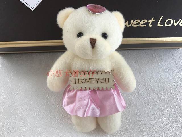 3.0 Cartoon bouquet bear doll batch Chinese Valentine's Day hair diamond Teddy bear flower wedding plush toy ລາຄາພິເສດ