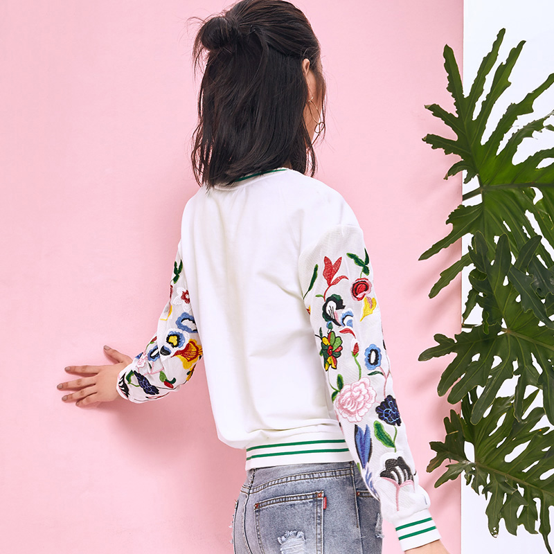 Sweatshirt femme en Coton - Ref 3217183 Image 3