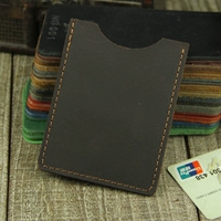 Одиночная карта свет темно -коричневый темный