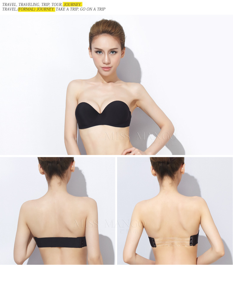 2018 mới trở lại vô hình đồ lót backless mặc áo ngực đặc biệt một mảnh thoải mái quây áo ngực