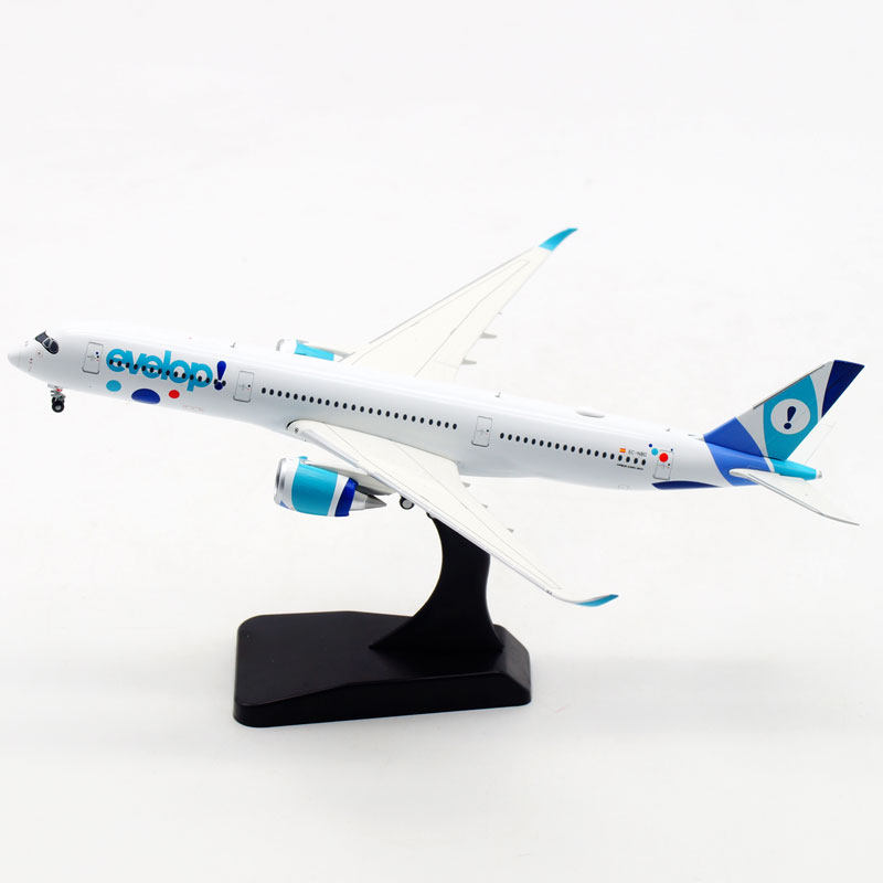 JC Wings 1:400 Aircraft Model Alloy Evelop Airlines A350-900 EC-NBO