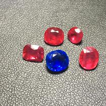 Myanmar Mogu red Sapphire Cornflower Royal blue pigeon blood red ruby natural non-burning mining area Live