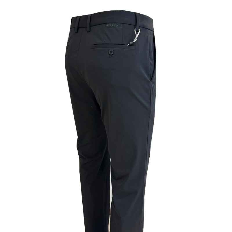 Deicae Spring/Summer Knit Elastic Straight Casual Pants 413111186 Slim Fit Tag 1990Dk