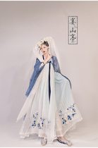 Spot-Yan Shanting Hanfu boutique summer placket chest waist skirt embroidery-a total tide of life