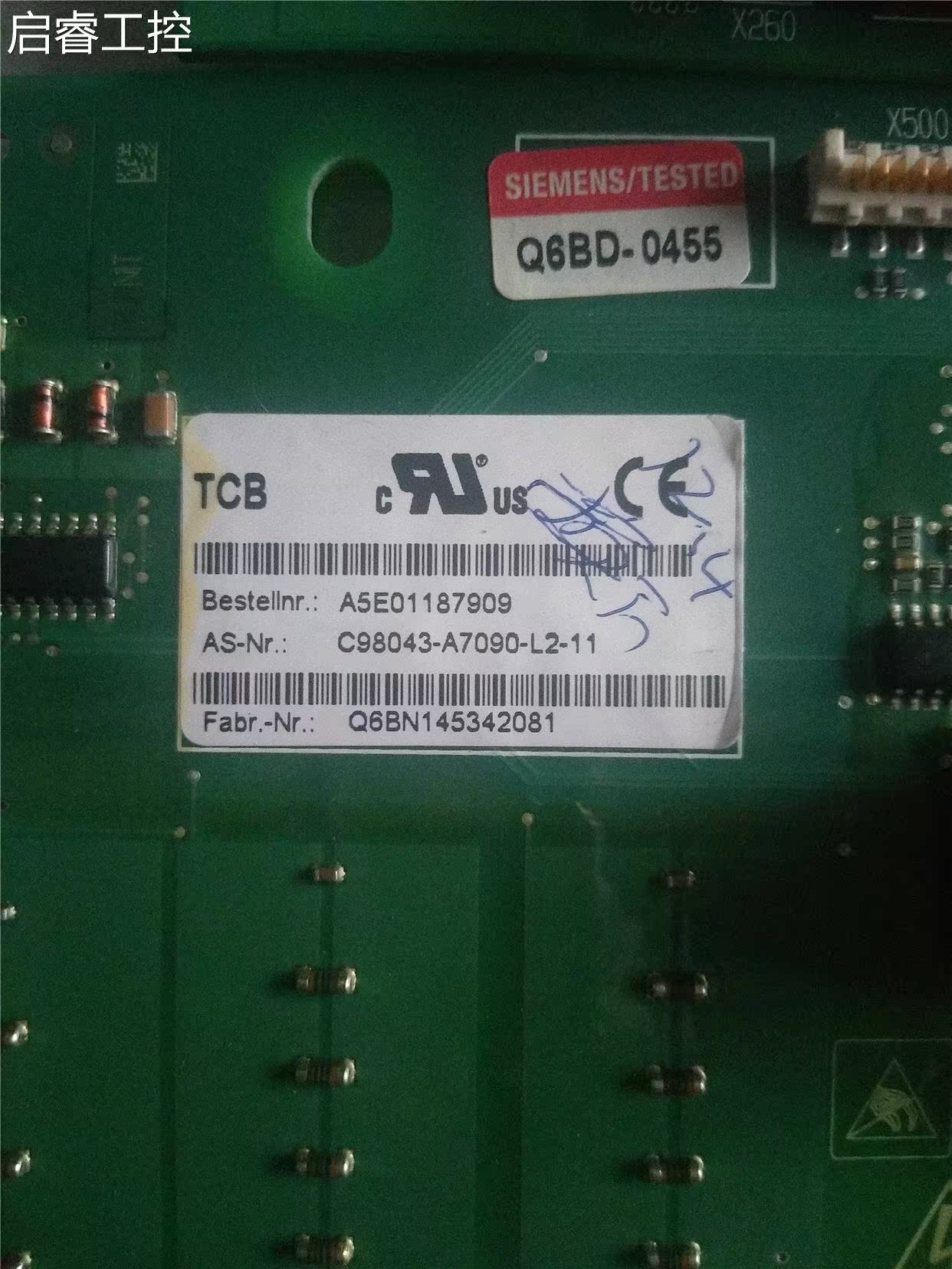 Siemens FF conversion A5E01187909 C98043-A7090-L2-11 Fiber communication board