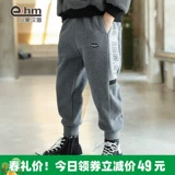 Летняя одежда, зимние утепленные детские штаны для мальчиков, 2023