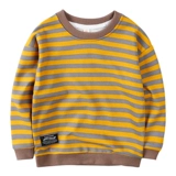 小象汉姆 Летняя одежда, толстовка, детский приятный телу весенний лонгслив, в корейском стиле