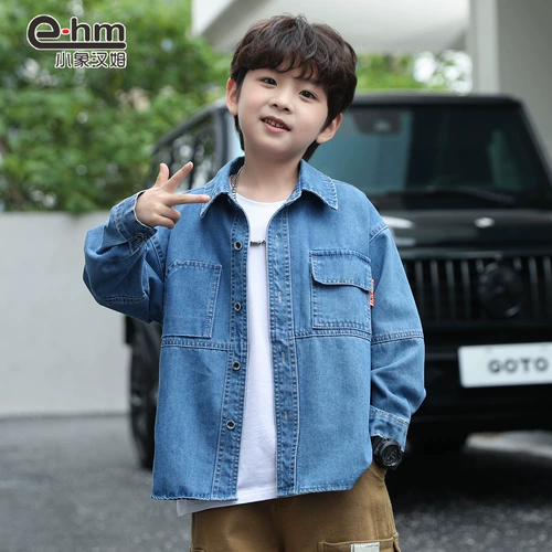 小象汉姆 Летняя одежда, детская рубашка, осенняя куртка, подходит для подростков