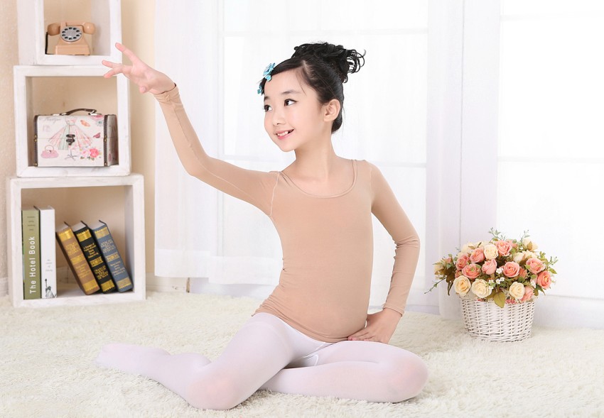 Mùa hè siêu mỏng trong suốt vô hình thịt màu hàng dệt kim màu khiêu vũ đáy áo tights dài tay lưới quần áo khiêu vũ