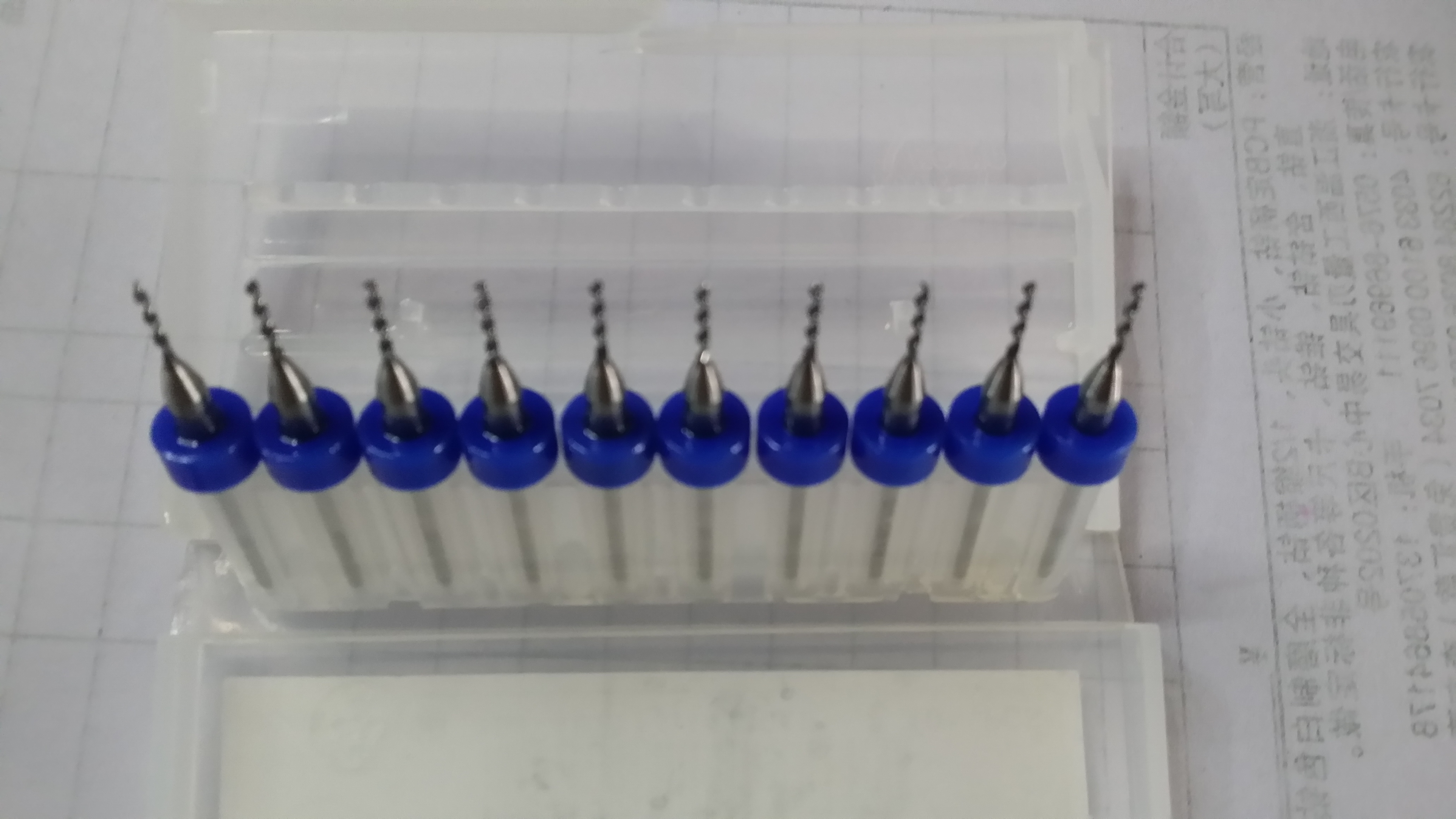 Miniature fixed handle drill straight shank 3175 hard alloy tungsten steel small twist drill bit PCB engraving drill 0 1-1 25