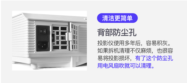 Máy chiếu gia đình HD 1080p4k wifi thông minh không dây 3D rạp chiếu phim gia đình điện thoại di động văn phòng