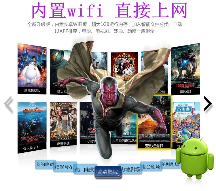 Máy chiếu gia đình HD hỗ trợ 1080 không dây wifi Điện thoại Android máy chiếu tại nhà không có TV màn hình - Máy chiếu máy chiếu tyco