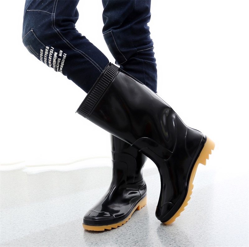 Giày cao gót Hualu chính hãng Giày đi mưa cao gót cho nam - Rainshoes giày đi mưa nam