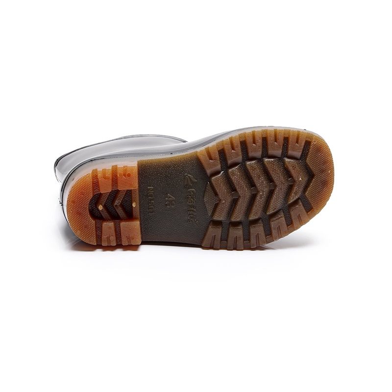 Authentic Thượng Hải Hoài Nguyên thương hiệu ấm áp và nhung nam và nữ thời trang giày đi mưa (một nửa chiều cao) giày ống trượt ủng đi mưa cao su