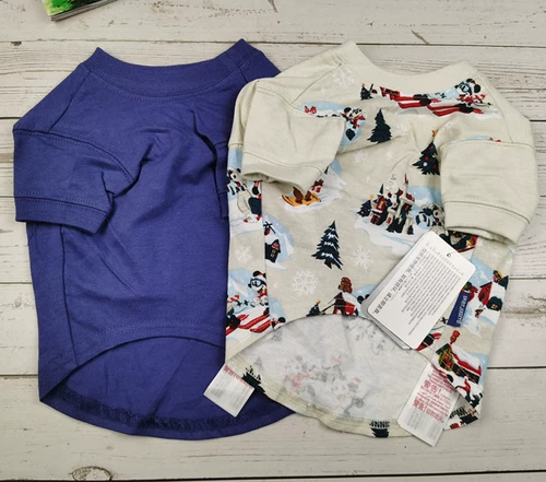 Бесплатная доставка ВСЕ -Коттон Европейская и американская одежда для любителей собаки короткая -летняя летняя рельеф