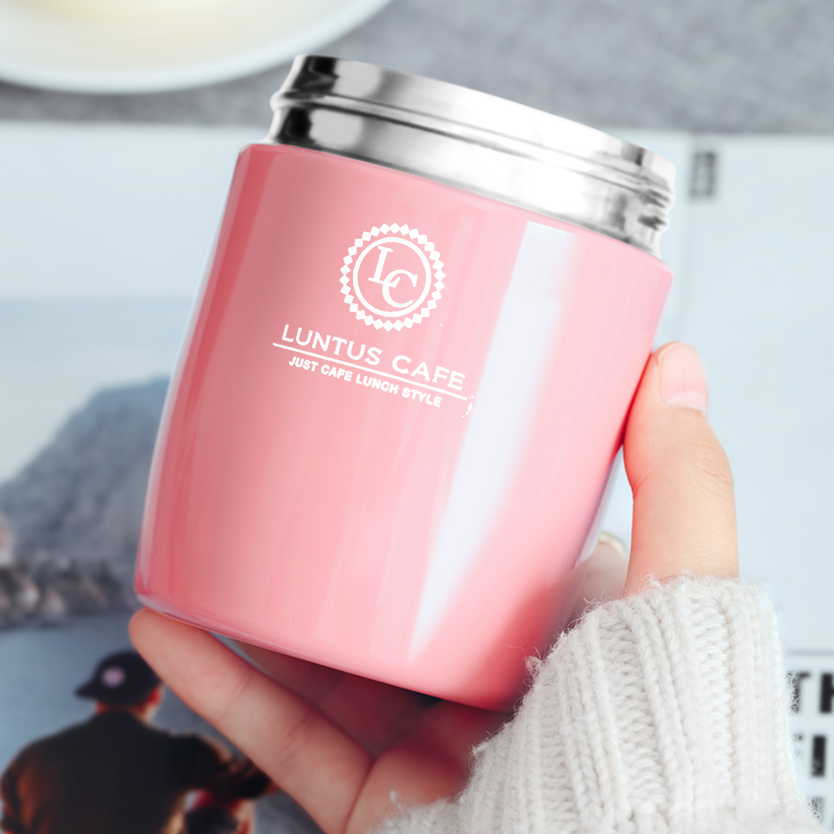 Japan's ASVEL mini braised beaker portable baby food supplement small thermal insulation bucket thermal insulation lunch box stew pot